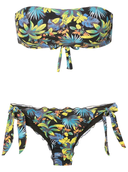 Bandeau-Style Bikini Set