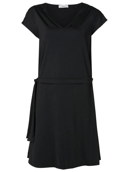 Tied-Waist Short Dress