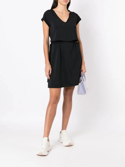 Tied-Waist Short Dress