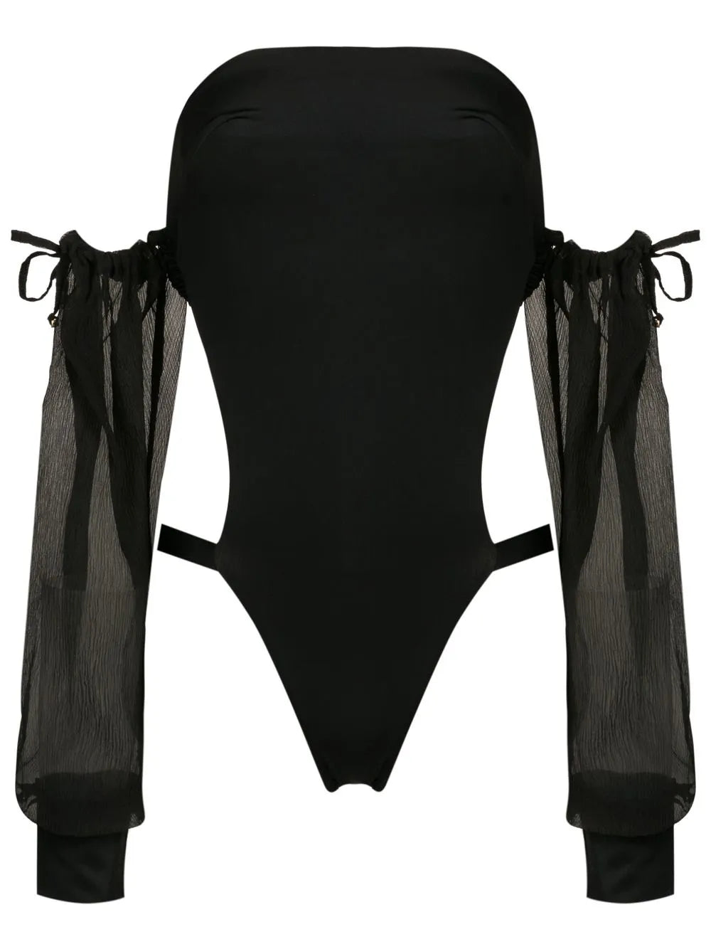 Off-Shoulder Sleeve Swimsuit