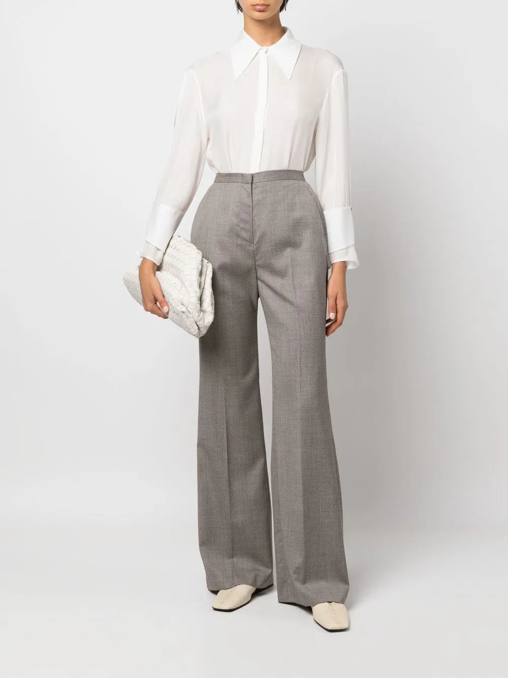 Flared Tailored Trousers