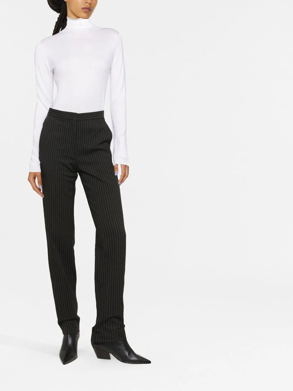 Ribbed Roll-Neck Jumper