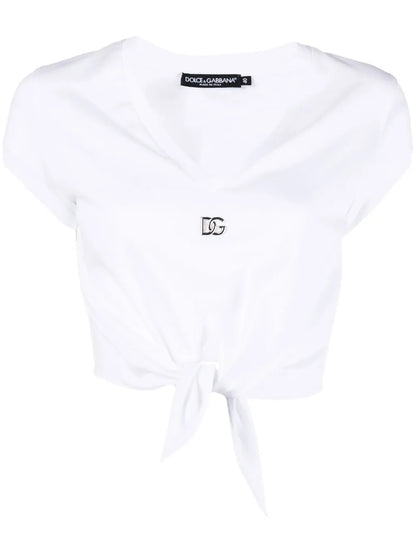 Dg Knot-Front T-Shirt