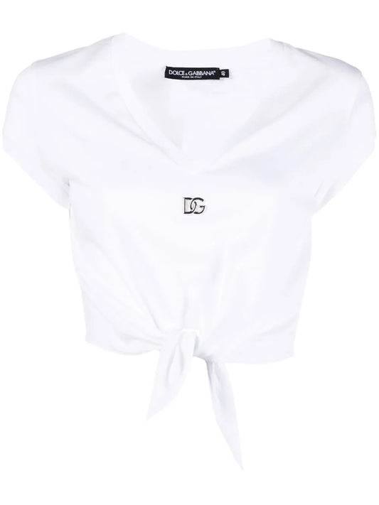 Dg Knot-Front T-Shirt