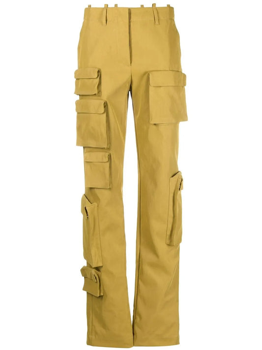 Co Multipocket Straight-Leg Cargo Trousers