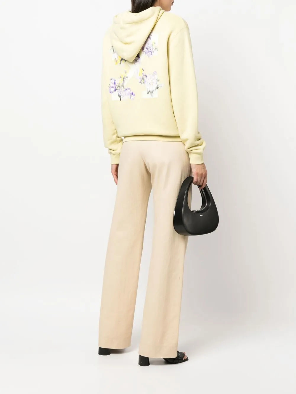 Floral Arrows Cotton Hoodie