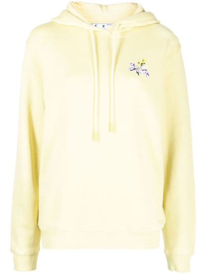 Floral Arrows Cotton Hoodie