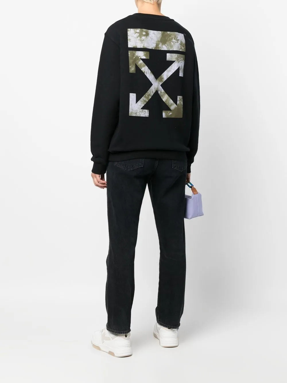 Signature Arrows Tie-Dye Crewneck Sweatshirt