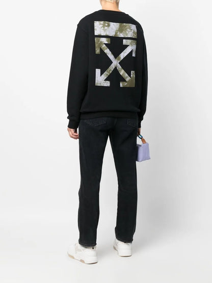 Signature Arrows Tie-Dye Crewneck Sweatshirt