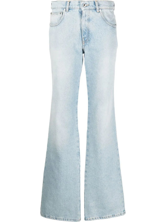 Bleach Baby Baggy Flared Jeans