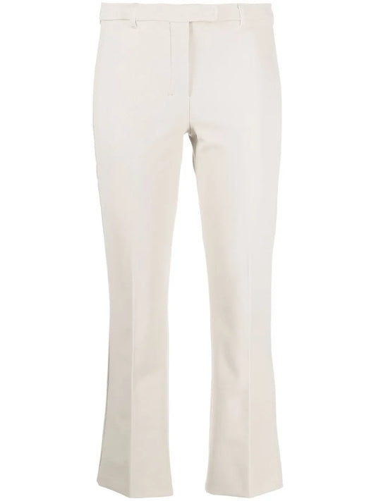 Mid-Rise Cropped Trousers