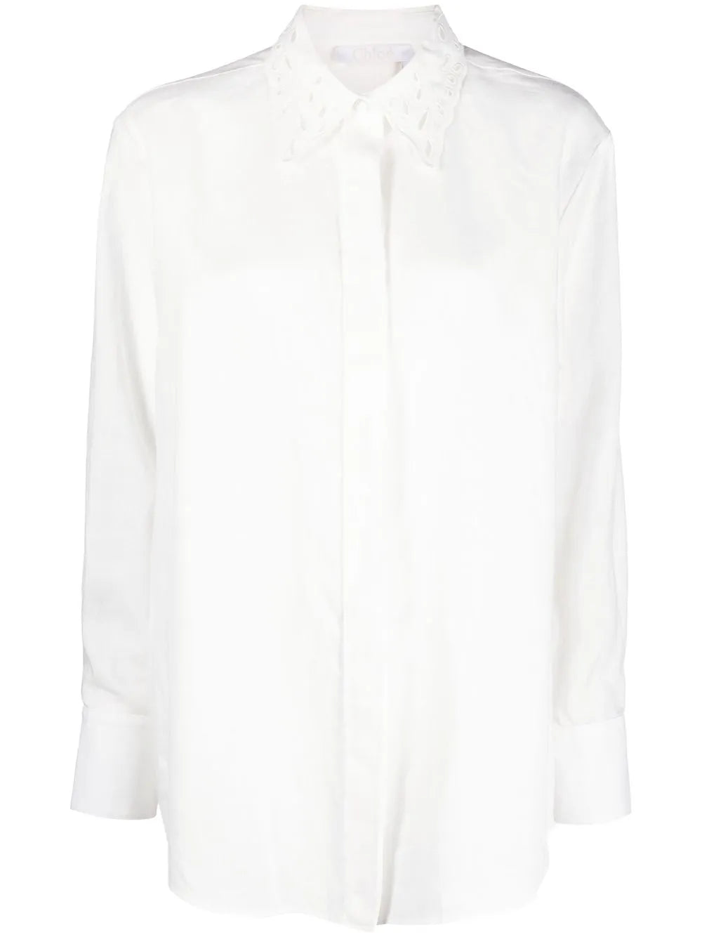 Broderie Anglaise Linen Shirt