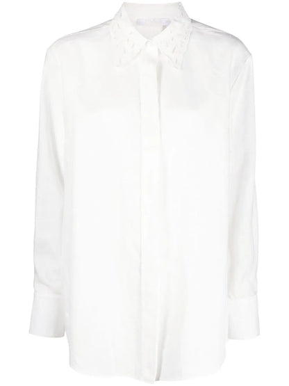 Broderie Anglaise Linen Shirt