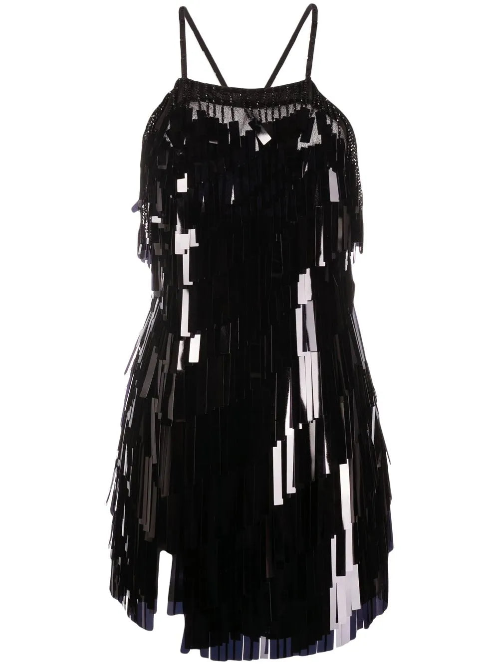 Sequin-Embellished Fitted Dress