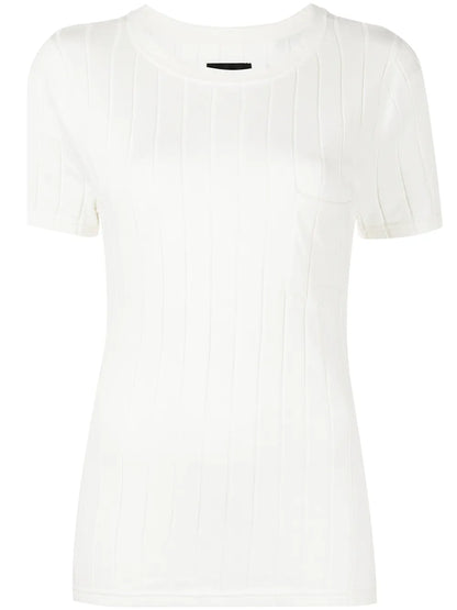 Flavia Silk-Cotton T-Shirt