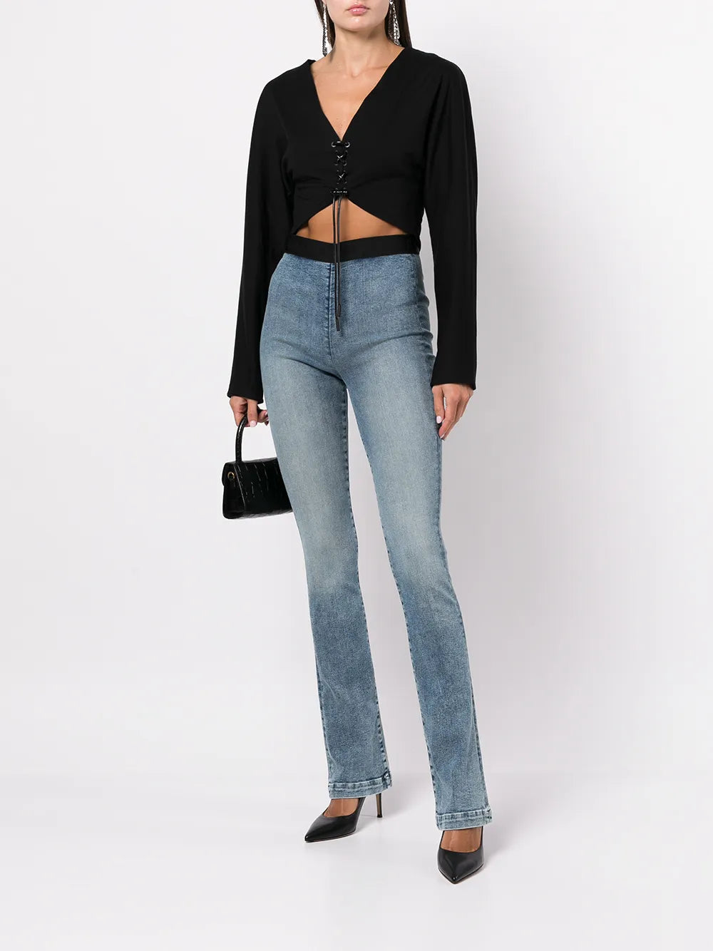 Lais Slim-Leg Denim Trousers
