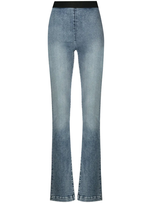 Lais Slim-Leg Denim Trousers