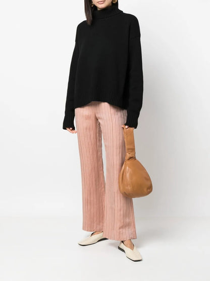 Roll-Neck Loose-Fit Jumper