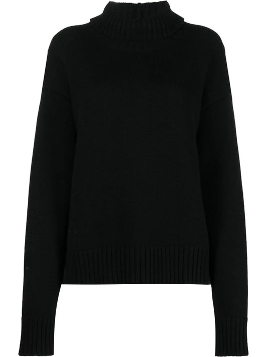 Roll-Neck Loose-Fit Jumper