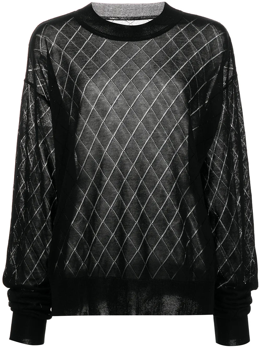 Avalon Open Argyle Sweater