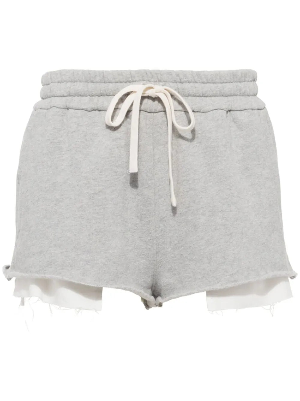 Layered-Detail Cotton Shorts