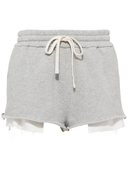 Layered-Detail Cotton Shorts