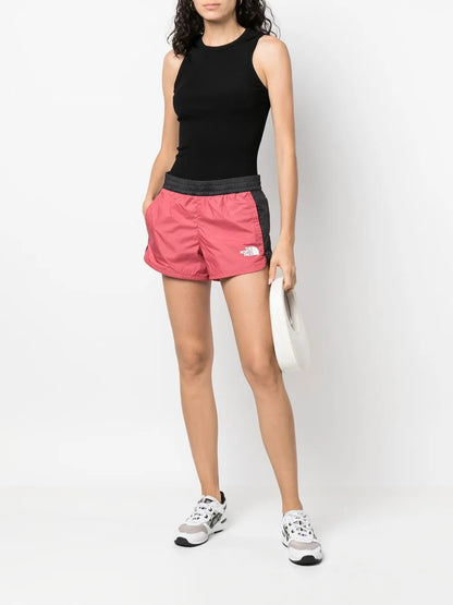 Colour-Block Logo-Print Shorts