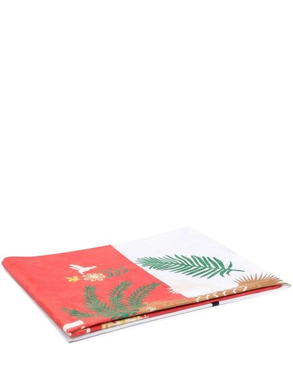Graphic-Print Terry Towel