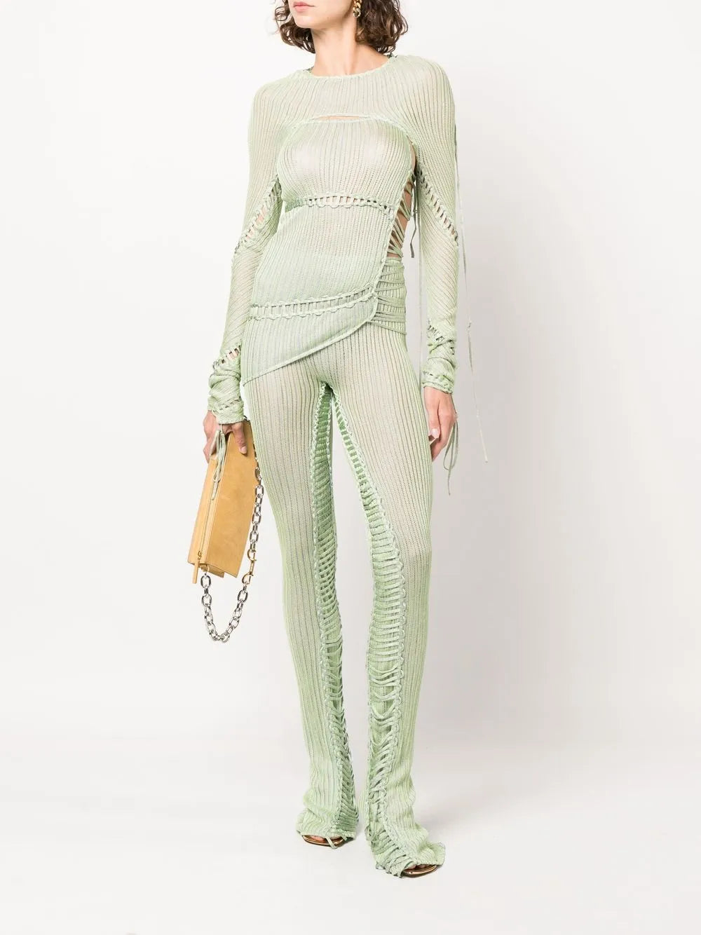 Jigsaw Asymmetric Knitted Top