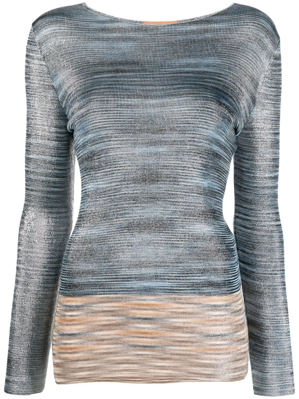 Long-Sleeve Knitted Top