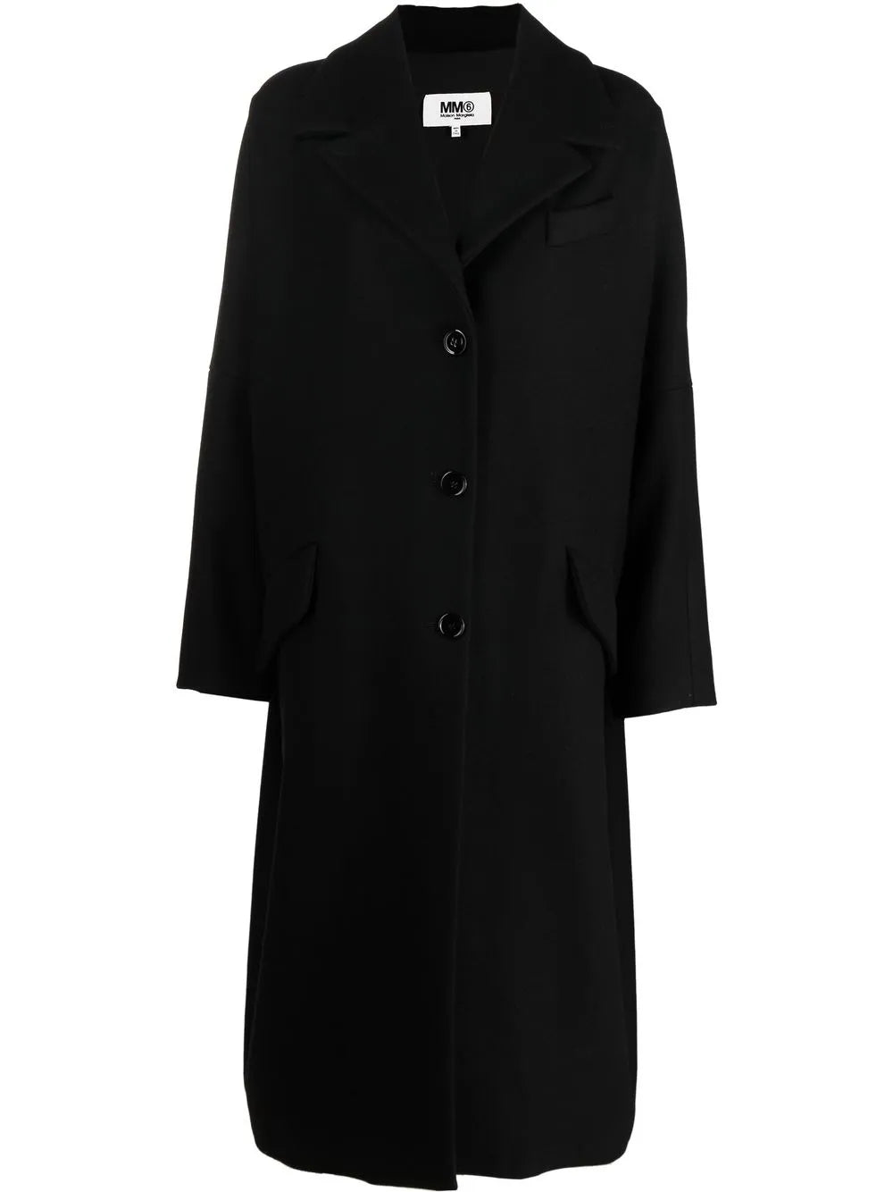 Single-Breasted Felted Coat