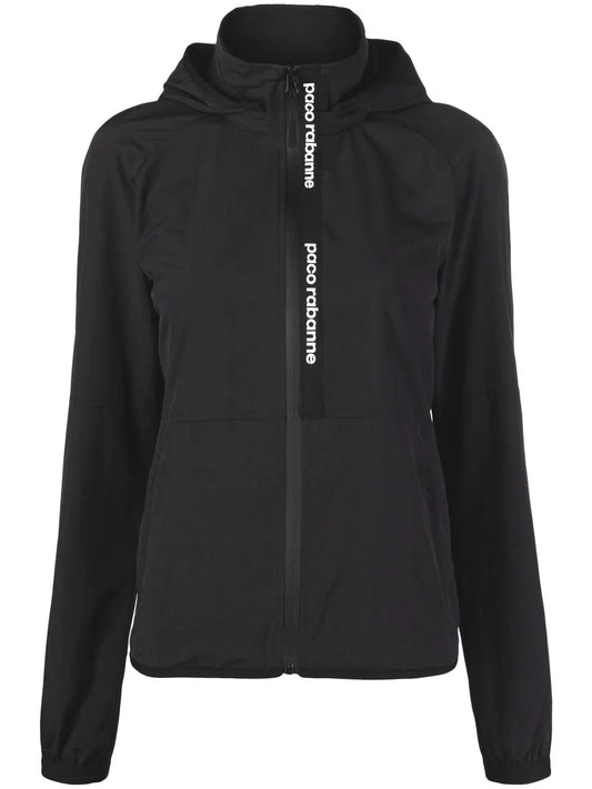 Logo-Tape Hooded Parka Jacket