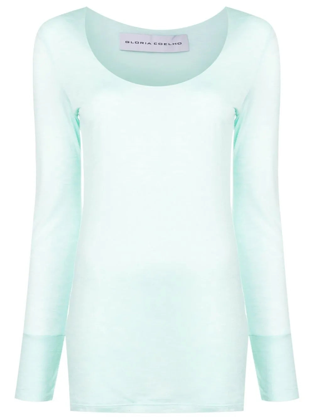 Scoop-Neck Long-Sleeve Top