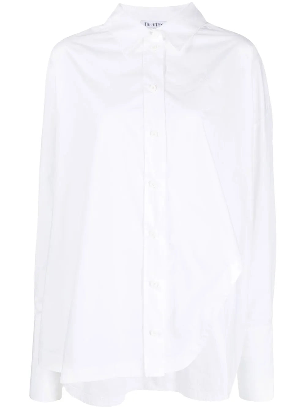 Diana Asymmetric Button-Up Shirt