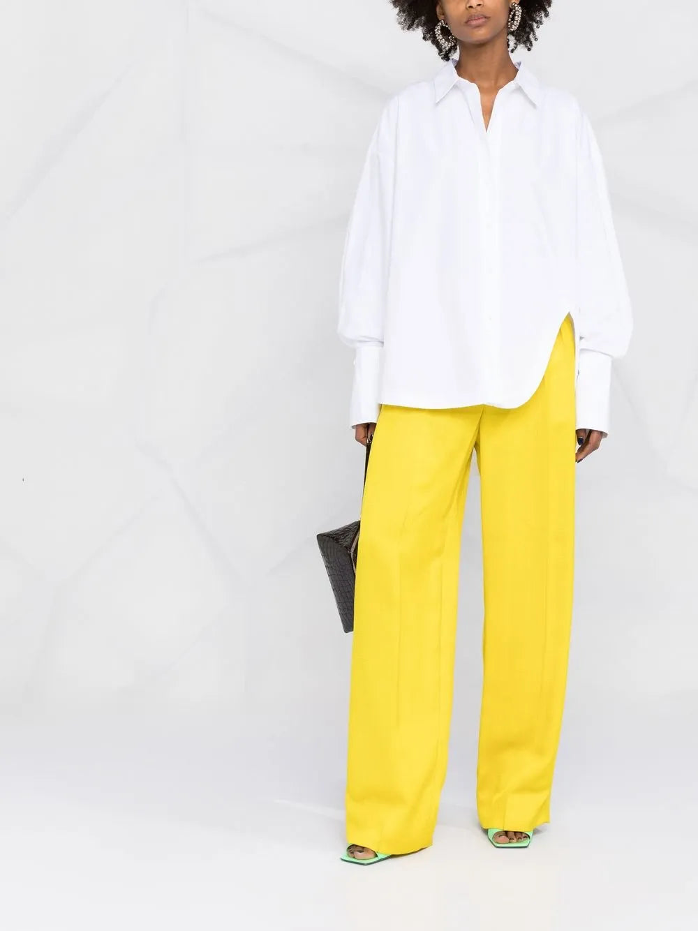 Diana Asymmetric Button-Up Shirt