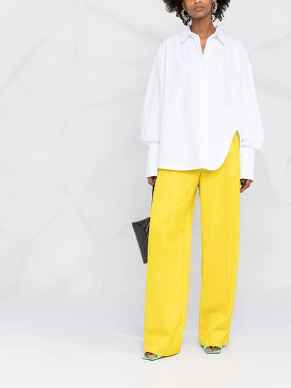 Diana Asymmetric Button-Up Shirt