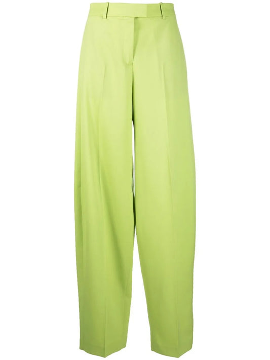 Wide-Leg Tailored Trousers