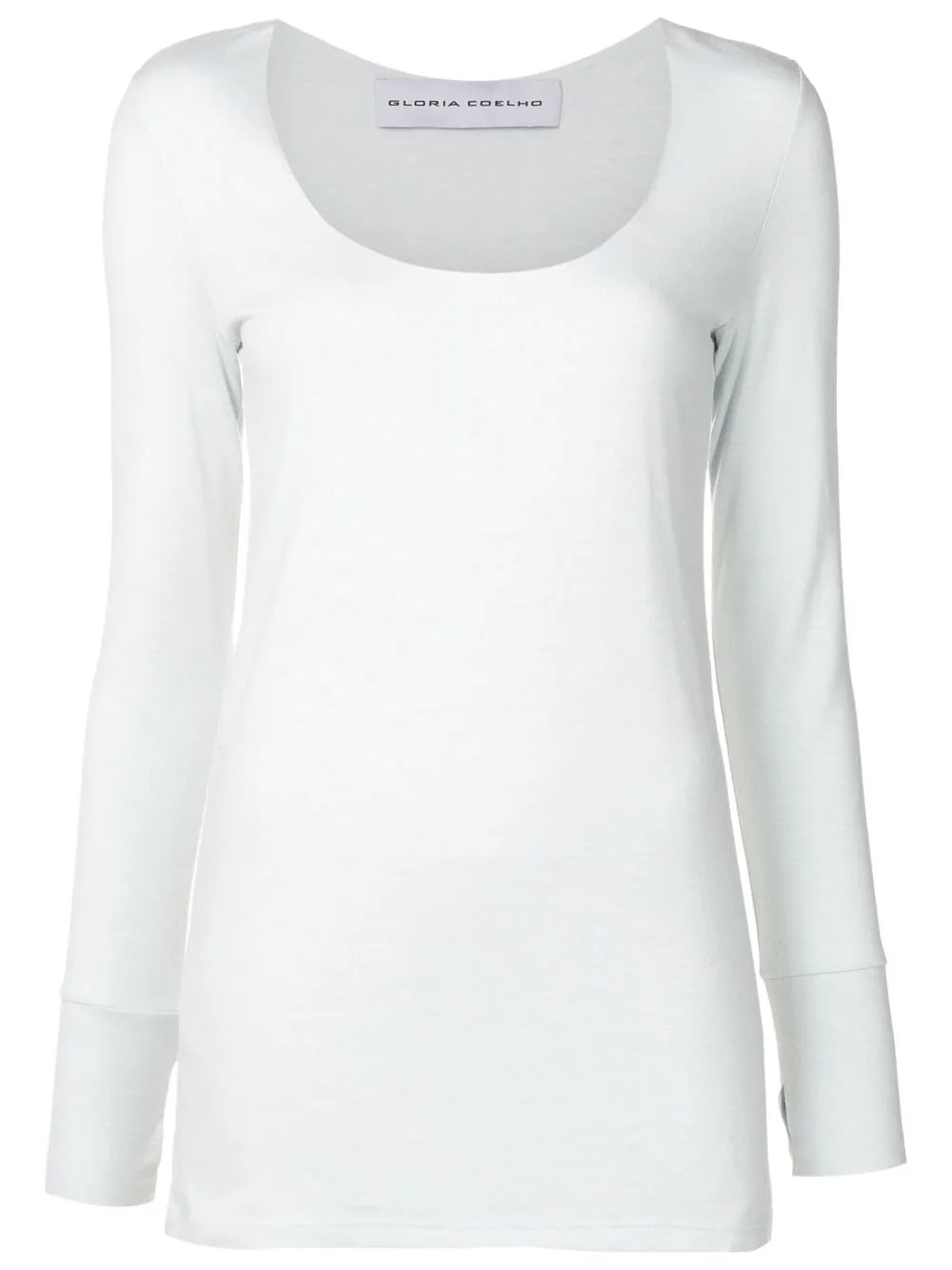 Scoop-Neck Long-Sleeve Top