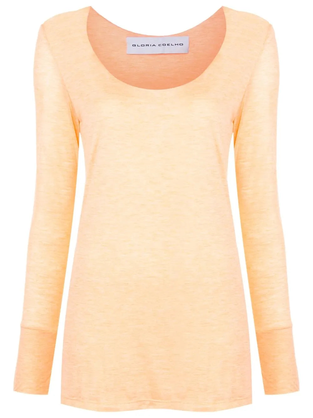 Scoop-Neck Long-Sleeve Top