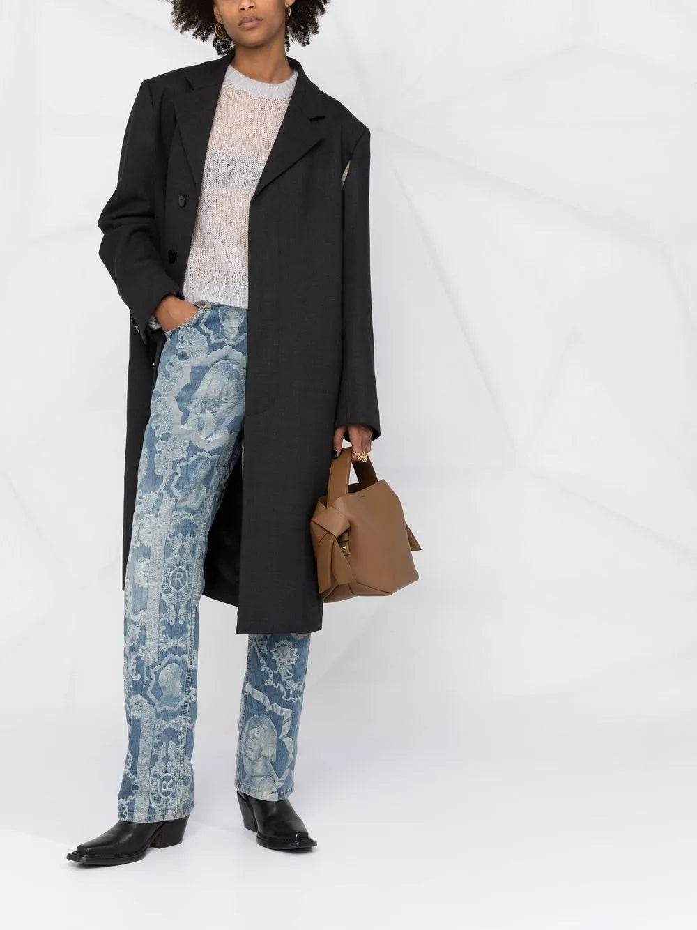 Single-Breasted Tailored Coat