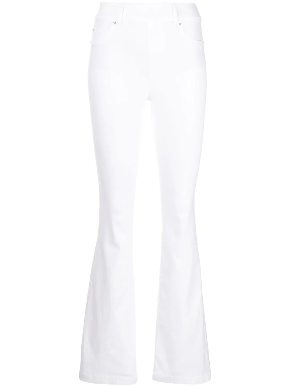 High-Waist Skinny Flared Jeans