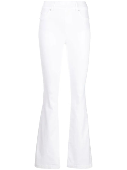 High-Waist Skinny Flared Jeans