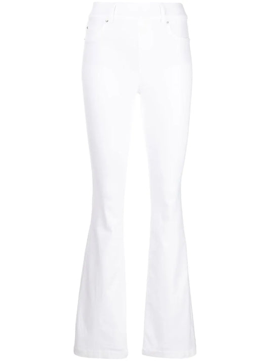 High-Waist Skinny Flared Jeans
