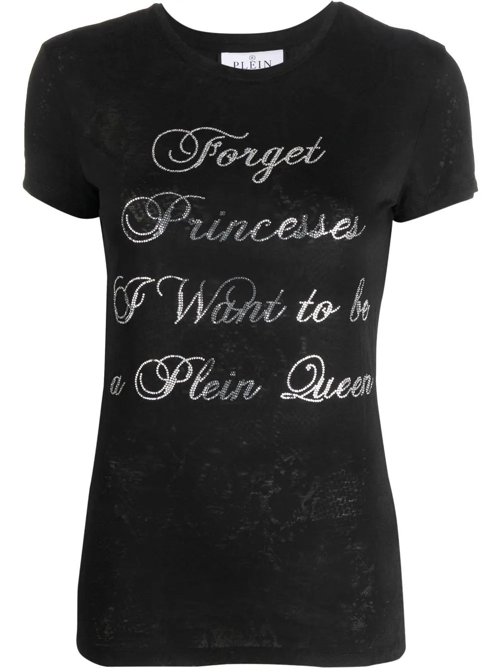 Crystal-Embellished Cotton T-Shirt
