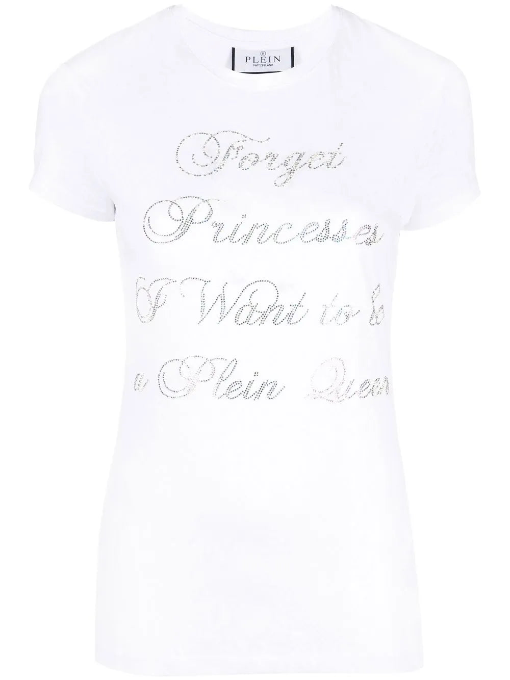 Crystal-Embellished Cotton T-Shirt