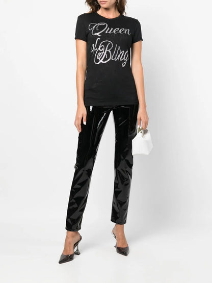Queen Of Bling Cotton T-Shirt