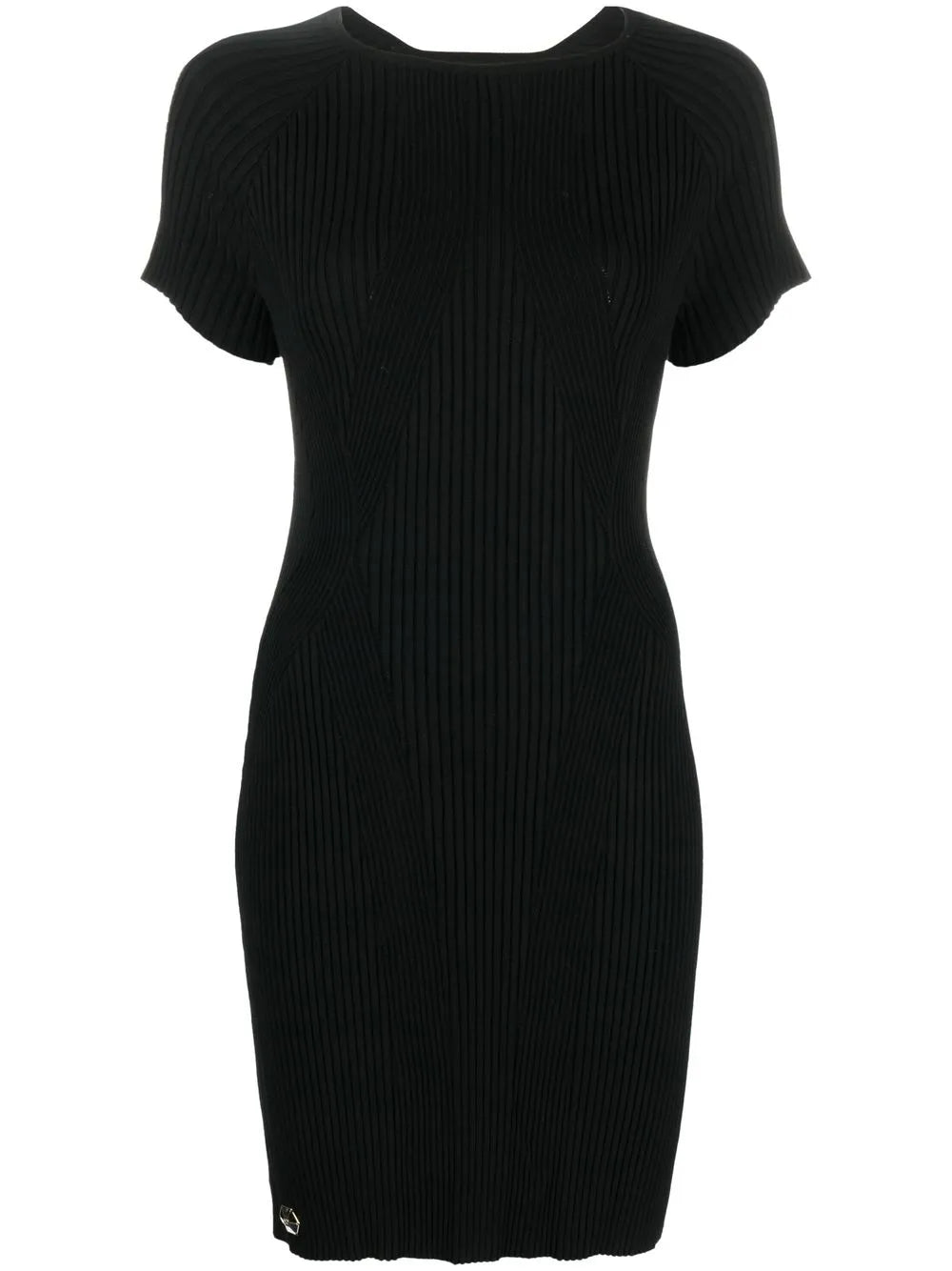 Logo-Plaque Ribbed T-Shirt Dress