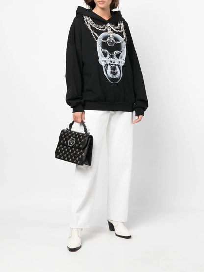 X-Ray Crystal-Embellished Hoodie