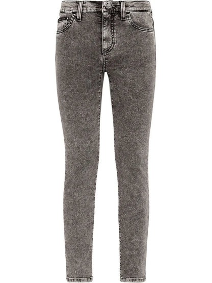 Cropped Skinny-Cut Jeans