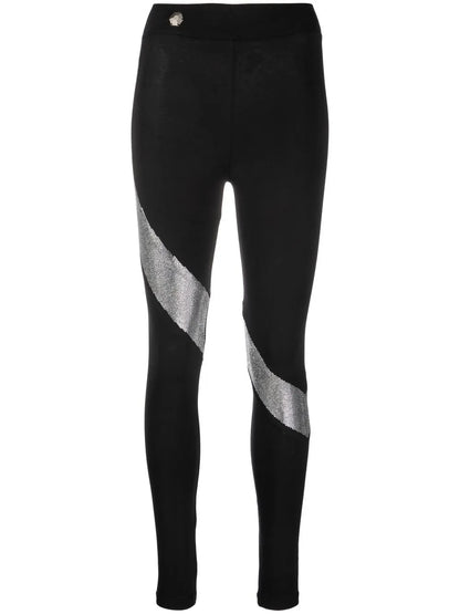 Embellished High-Rise Leggings
